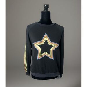 Lauren Moshi Star Sweatshirt Pullover Top Size Small